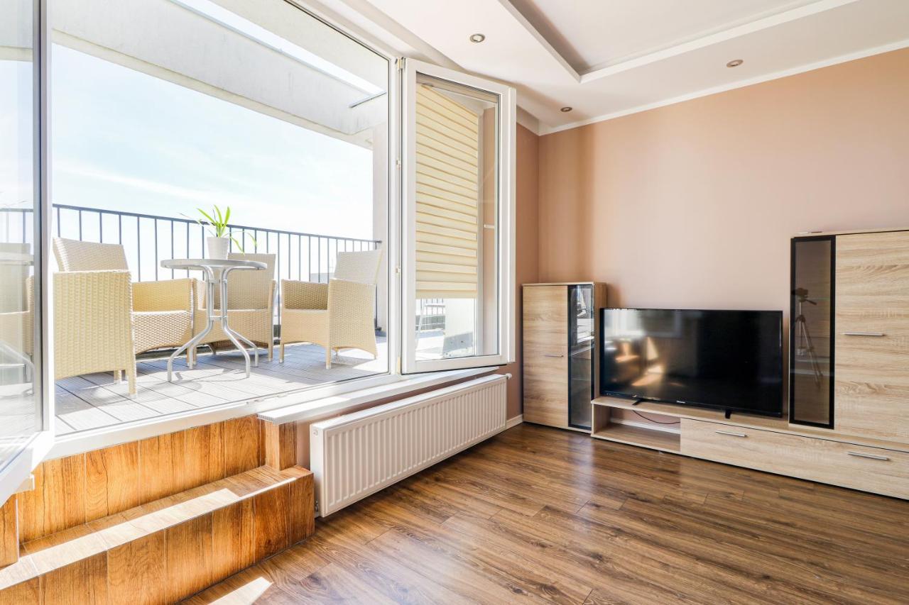 Apartament Morena Z Widokiem Z Tarasu Na Morze Свіноуйсьце Екстер'єр фото